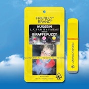 Giraffe Puzzy 1g Nucleus Cured Resin All In One Cart - Friendly Brand x L.A.F.F.