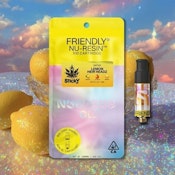 Lemon Heir Headz 1g Nucleus Live Resin Cart - Friendly Brand x Sticky