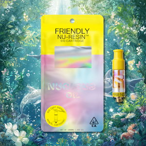 FRIENDLY BRAND - Velvet Zyrup 1g Nucleus Cured Resin Cart - Friendly Brand x L.A.F.F.