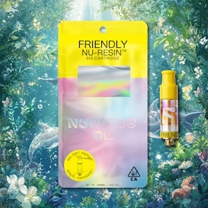 FRIENDLY BRAND - Zlicious 1g Nucleus Cured Resin Cart - Friendly Brands x L.A.F.F.