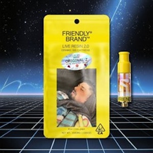 FRIENDLY BRAND - Original Z 1g Live Resin Cart - Friendly Brand