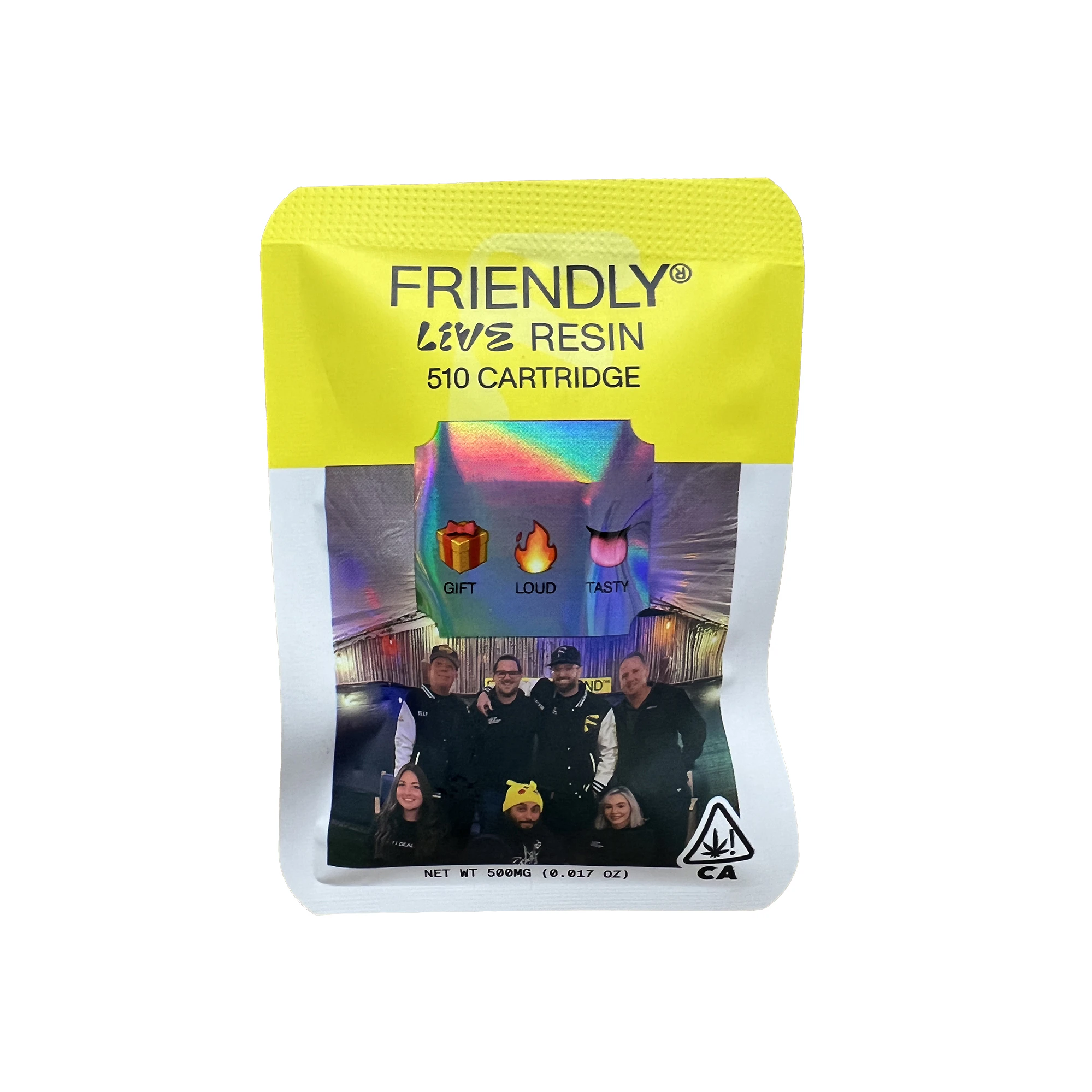 Friendly Brand - Friendly Brand Cheetah Piss Live Resin Cartridge 0.5g Main Image