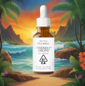 FRIENDLY BRAND - Friendly Brand - 1000mg Tincture - Maui Wowie