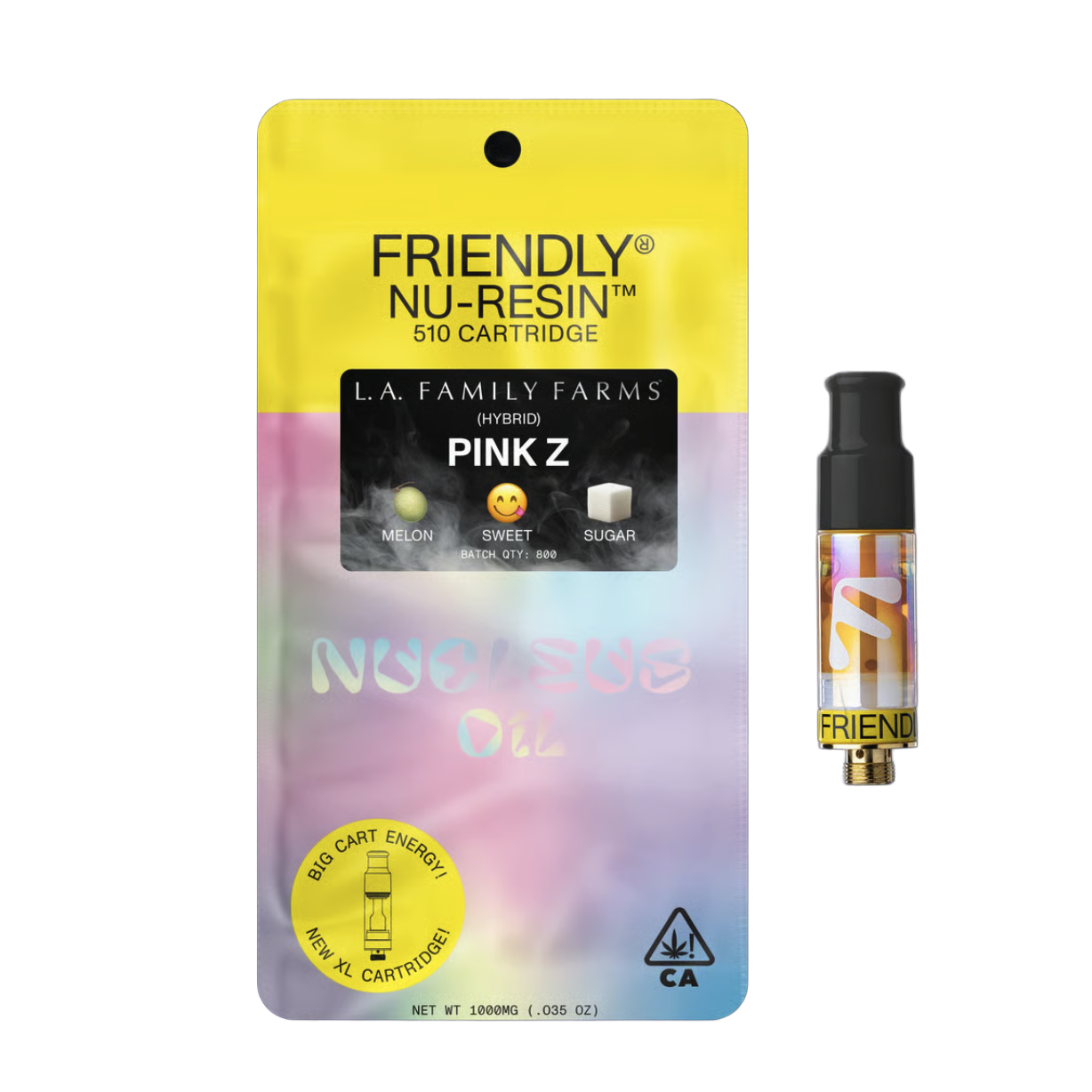Friendly Brand x L.A. Family Farms | Pink Z | Nu-Resin Cartridge