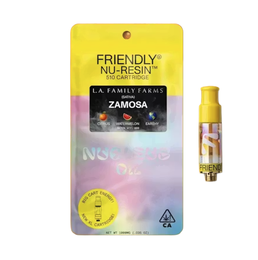 Friendly Brand x L.A. Family Farms | Zamosa | Nu-Resin Cartridge