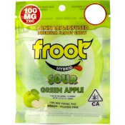 Sour Green Apple 100mg Single Gummy - Froot