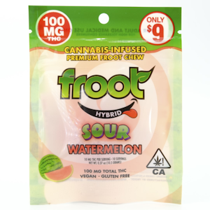 Froot - Sour Watermelon 100mg Single Gummy - Froot 