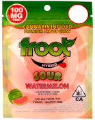 Sour Watermelon 100mg Single Gummy - Froot 
