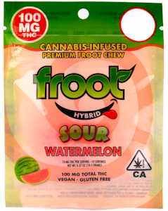 FROOT - Sour Watermelon 100mg Single Gummy - Froot 
