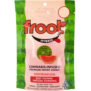 FROOT - Watermelon 100mg 10 Pack Gummies - Froot 