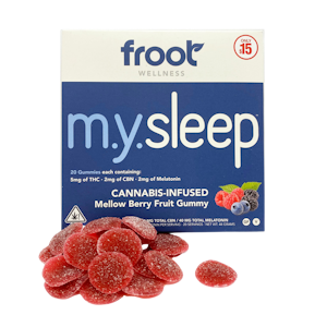 FROOT - M.Y. SLEEP | 100mg THC - 40mg CBN Gummies | FROOT WELLNESS