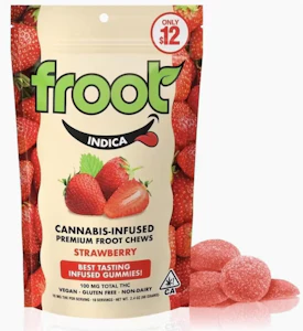 FROOT - Froot Gummies 10pk Strawberry 100mg