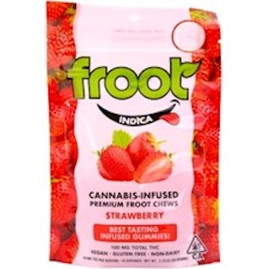 FROOT - Strawberry 100mg 10 Pack Gummies - Froot