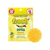 SINGLE - SOUR LEMON 100MG - FROOT