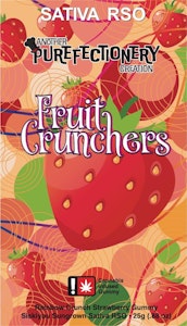 PUREFECTIONERY - Strawberry "Fruit Crunchers" Gummy Bar | 10pc 100mg (THC) (RSO)