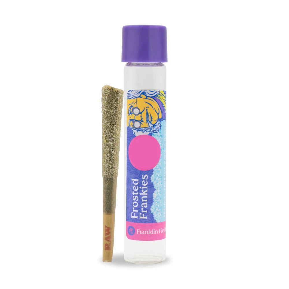 Franklin Fields - Grape Jelly 1.25g Frosted Frankie Infused Preroll - FRANKLIN FIELDS Main Image