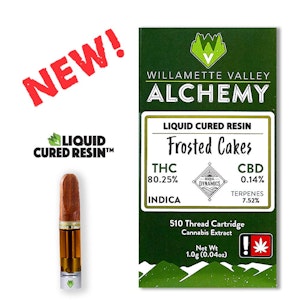 WILLAMETTE VALLEY ALCHEMY - Frosted Cakes, Liquid Cured Resin, 1g