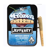 Frozen Cherries (H) | .65g 5pk Diamond Infused Jefferey Prerolls | West Coast Cure