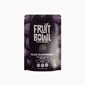 Fruit Bowl - Blue Raspberry Indica 100mg Live Rosin Gummies - Fruit Bowl