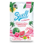(S) Watermelon Wipeout - Edible - Fruit Burst (Swell) - 100mg THC (10pk)