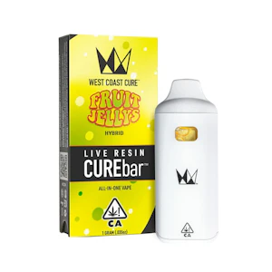 WEST COAST CURE - West Coast Cure Fruit Jellys Live Resin CUREbar Disposable 1.0g