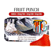 Fruit Punch | Gummies | 100mg/10 Pieces | NY Kicks