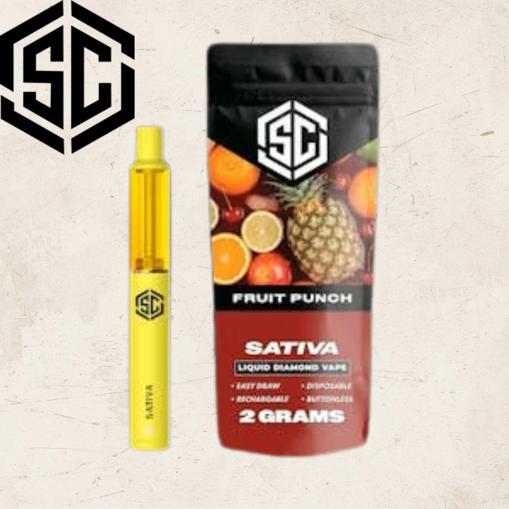 Society C - Fruit Punch | Liquid Diamonds Disposable | 2g Main Image