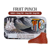 Fruit Punch | Gummies | 100mg/10 Pieces | NY Kicks