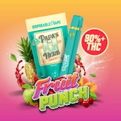 Papa's Herb- Fruit Punch Disposable Vape 1.0g