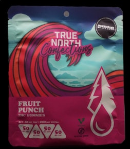 Fruit Punch 4x50mg THC Vegan Gummies