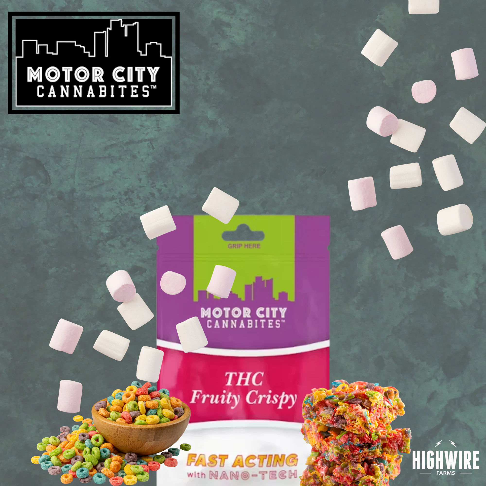 Motor City Cannabites - Motor City Cannabites Fruity Crispy 200mg Main Image