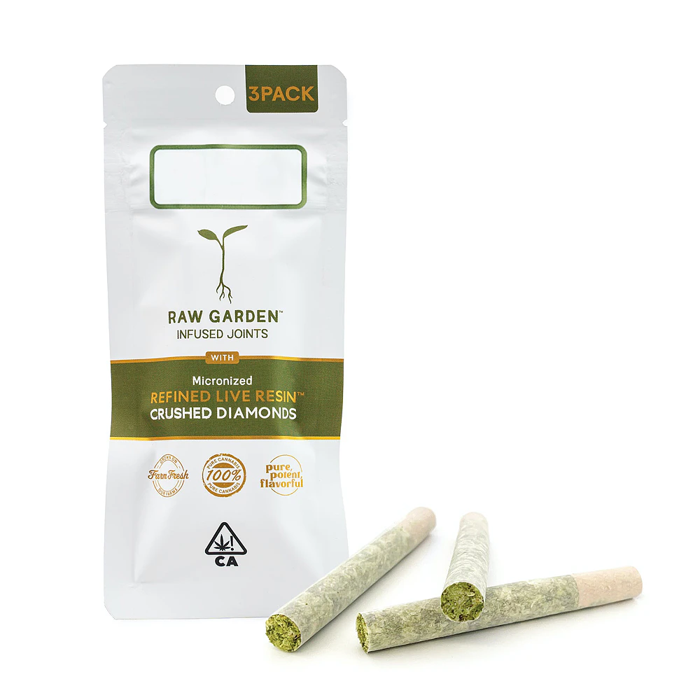 Raw Garden - Gaviota Mist RLR™ Crushed Diamonds Preroll 3 Pack (1.5g) Main Image