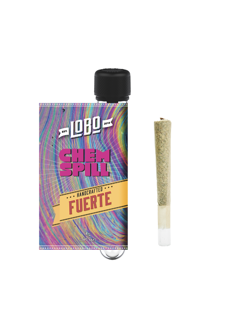 Lobo - Fuerte infused glass-tip joint - Chem Spill - 1g -...