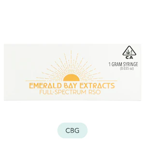 Emerald Bay Extracts - Emerald Bay Extracts - Full Spectrum RSO - White CBG - Syringe - 1G