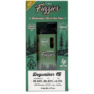 FUZZIES - Dogwalker OG 1g Liquid Diamonds All In One Cart - Fuzzies