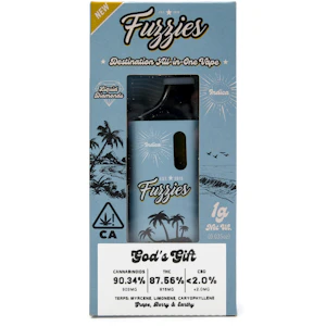 Fuzzies - God's Gift 1g Liquid Diamonds All In One Cart - Fuzzies