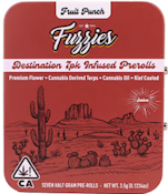 [Fuzzies] Destination 7 Pack  Infused Preroll - 3.5g - Fruit Punch (S)