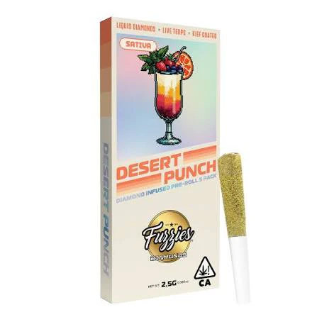 Fuzzies - Fuzzies - Desert Punch - Infused Preroll 5pk - 2.5G Main Image