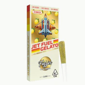Fuzzies Jet Fuel Gelato Live Resin Infused 5-Pack Pre-Rolls 2.5g