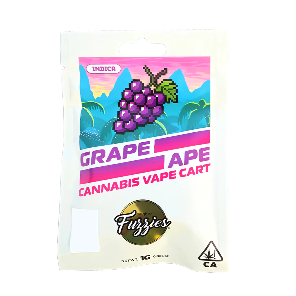 Fuzzies - Fuzzies - 1g AIO Cartridge (Grape Ape-Indica) Main Image