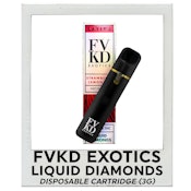 FVKD Exotics - Jelly Donutz- Liquid Diamond Disposable -3G