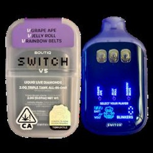 BOUTIQ SWITCH GLOW - GRAPE APE + JELLY ROLL + RAINBOW BELTS 2g