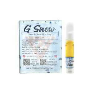 COLDFIRE Extracts - Coldfire x Ember Valley G Snow Juice Vape Cart 1.0g