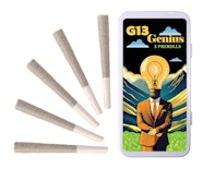 G13 Genius 5 Pack .7g Prerolls | High Falls Canna