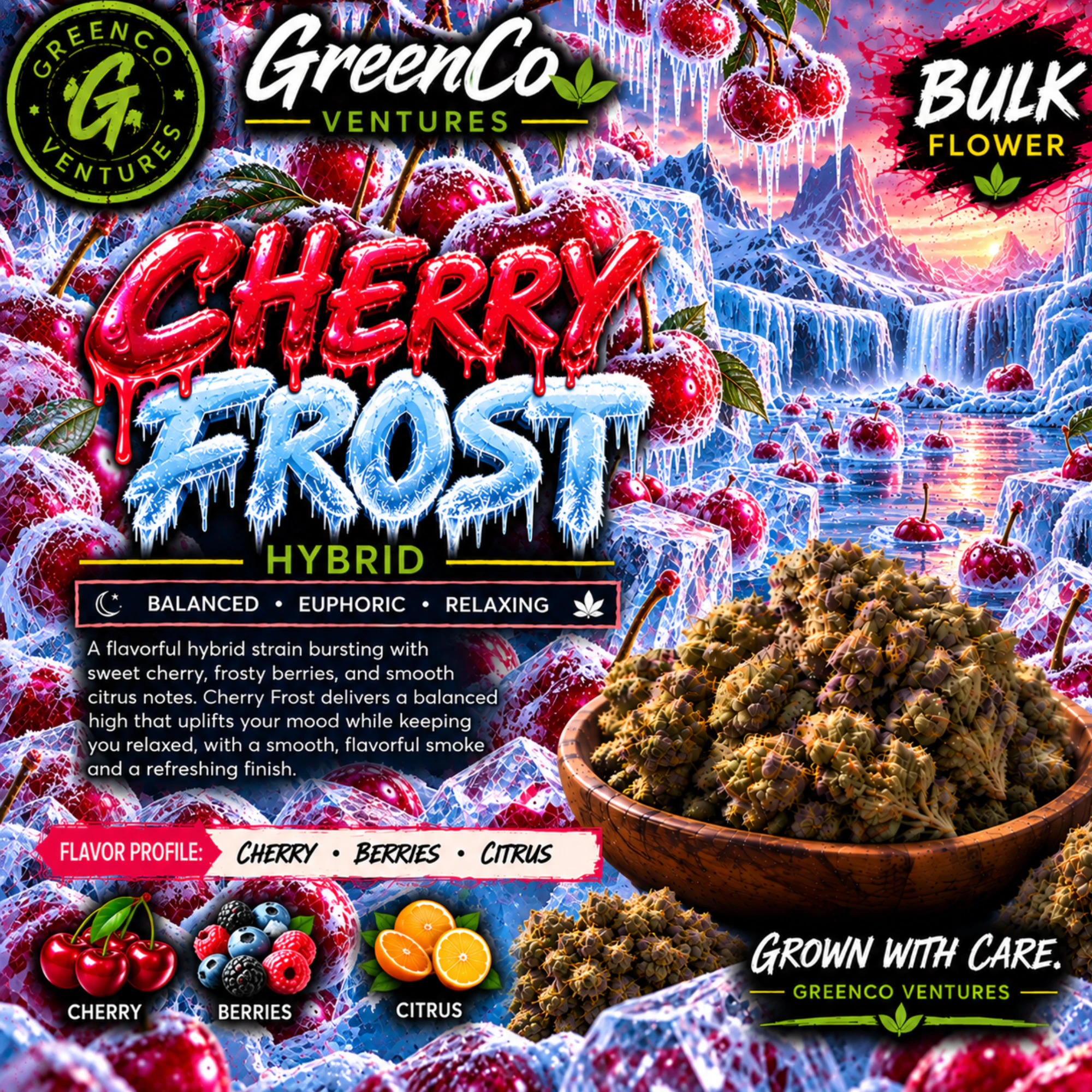 GREENCO - Cherry Frost | 3.5g Main Image