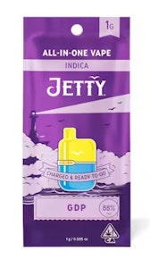 JETTY EXTRACTS - Jetty 1g GDP AIO Disposable