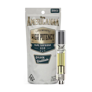 AmeriCanna - GDP Grandaddy Purple (I) | High Potency 510 1g Cart. | AmeriCanna