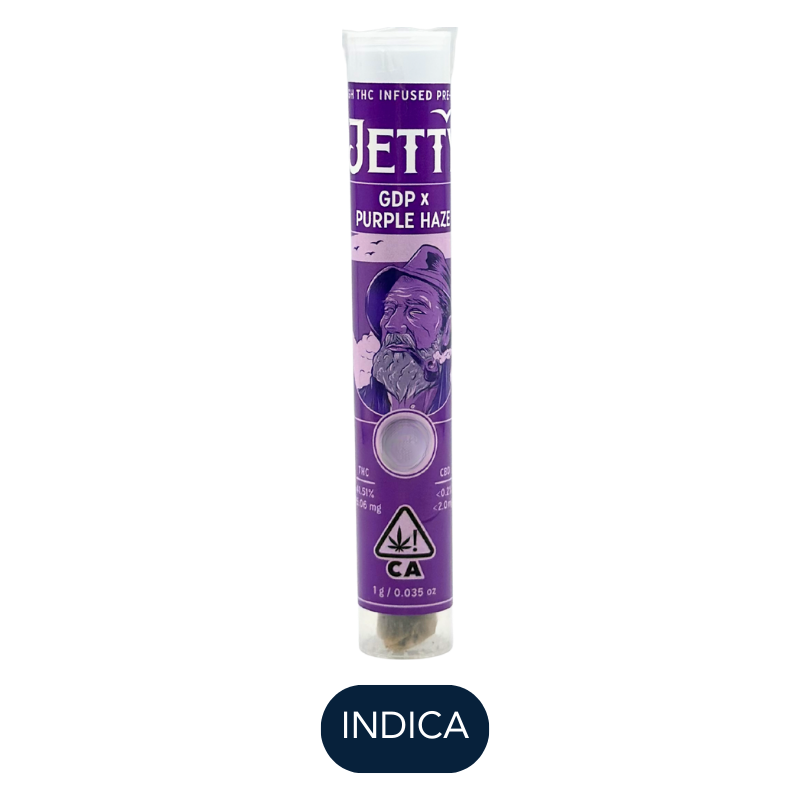 High THC - GDP x Purple Haze - Infused Preroll - 1.0g