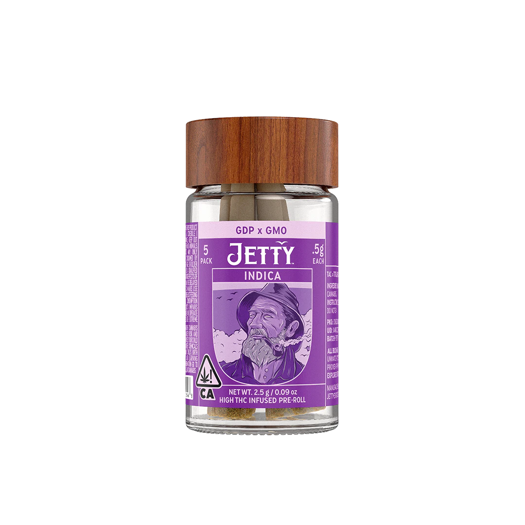 Jetty Extracts - GDP x Grape Noir | Infused | High Thc| 5 pack Main Image