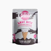 GELATO - Edible - Cookies and Cream White Chocolate - Mini Sugar Cones - 10-Ct - 100MG